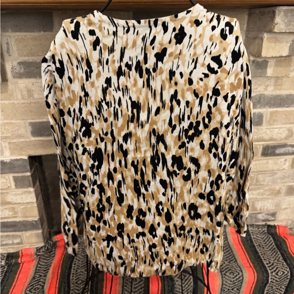 Abstract Print Cardigan XL - Picture 3 of 4